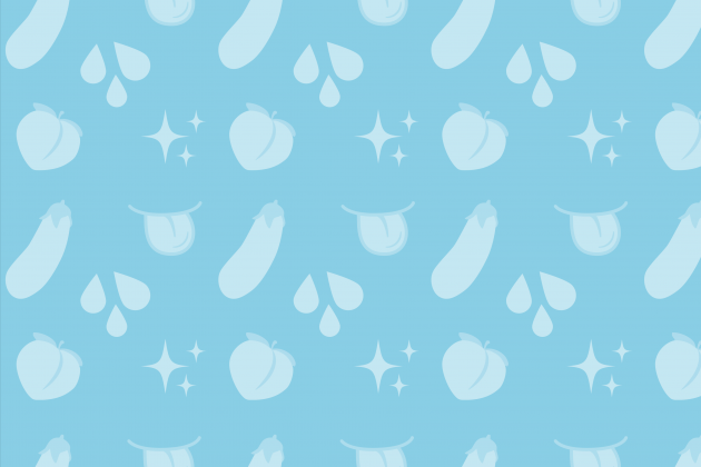 Emojis on a teal background