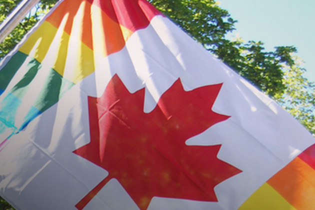 Canada pride flag