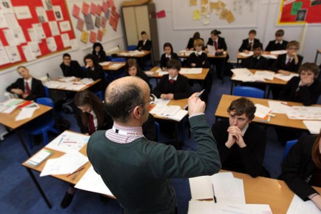 Students in a UK classroom. The new relationships and sex education curriculum becomes compulsory from next year. | Photo: David Davies/PA Wire/PA Images. All rights reserved.