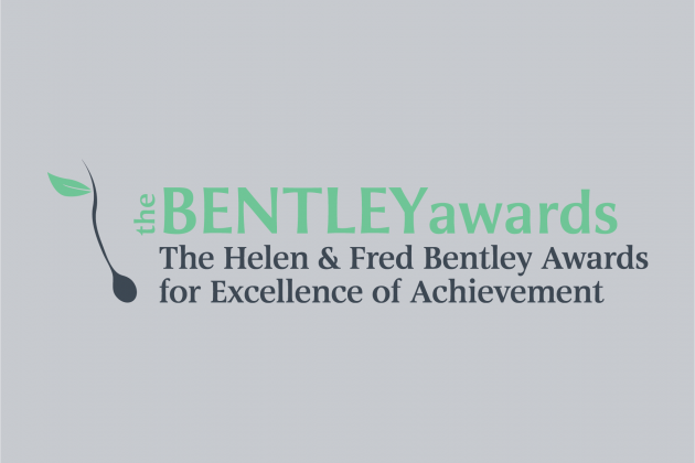 Image of Bentley Awards logo with grey background