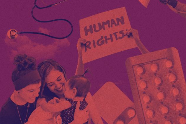 Collage of sexual rights imagery