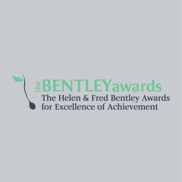 Image of Bentley Awards logo with grey background